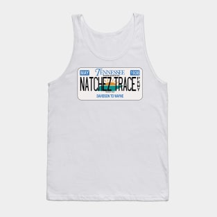 Natchez Trace Parkway, Tennessee license plate Tank Top